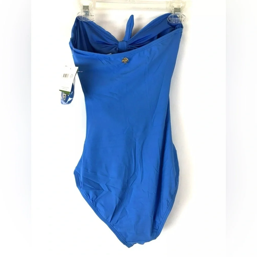 Kate Spade New York, Grove Beach Tie Bandeau One Piece Size XS